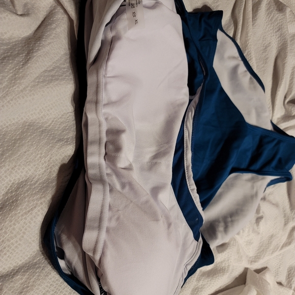 NWT GLAMOUR SWIM SLIMMING PADDED RUCHED RETRO VIBE SWIM BATHING SUIT XL - Picture 10 of 12